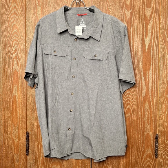 Gerry Weber Other - NWT Gerry Men's Short Sleeve Button Up Shirt XXL Performance Quick Dry Pockets